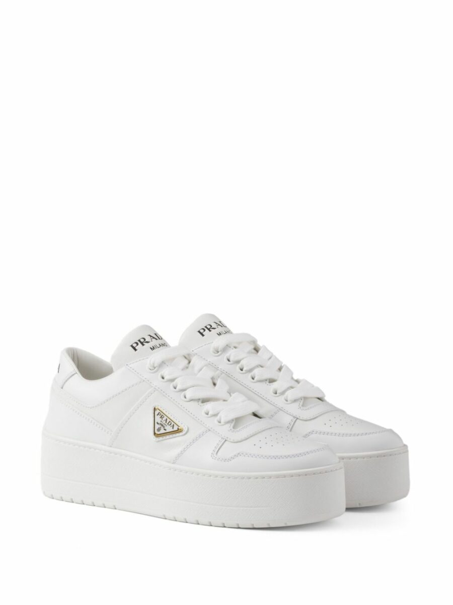 <strong>Prada </strong><br>Sneakers Downtown Bold In Vitello - immagine 3