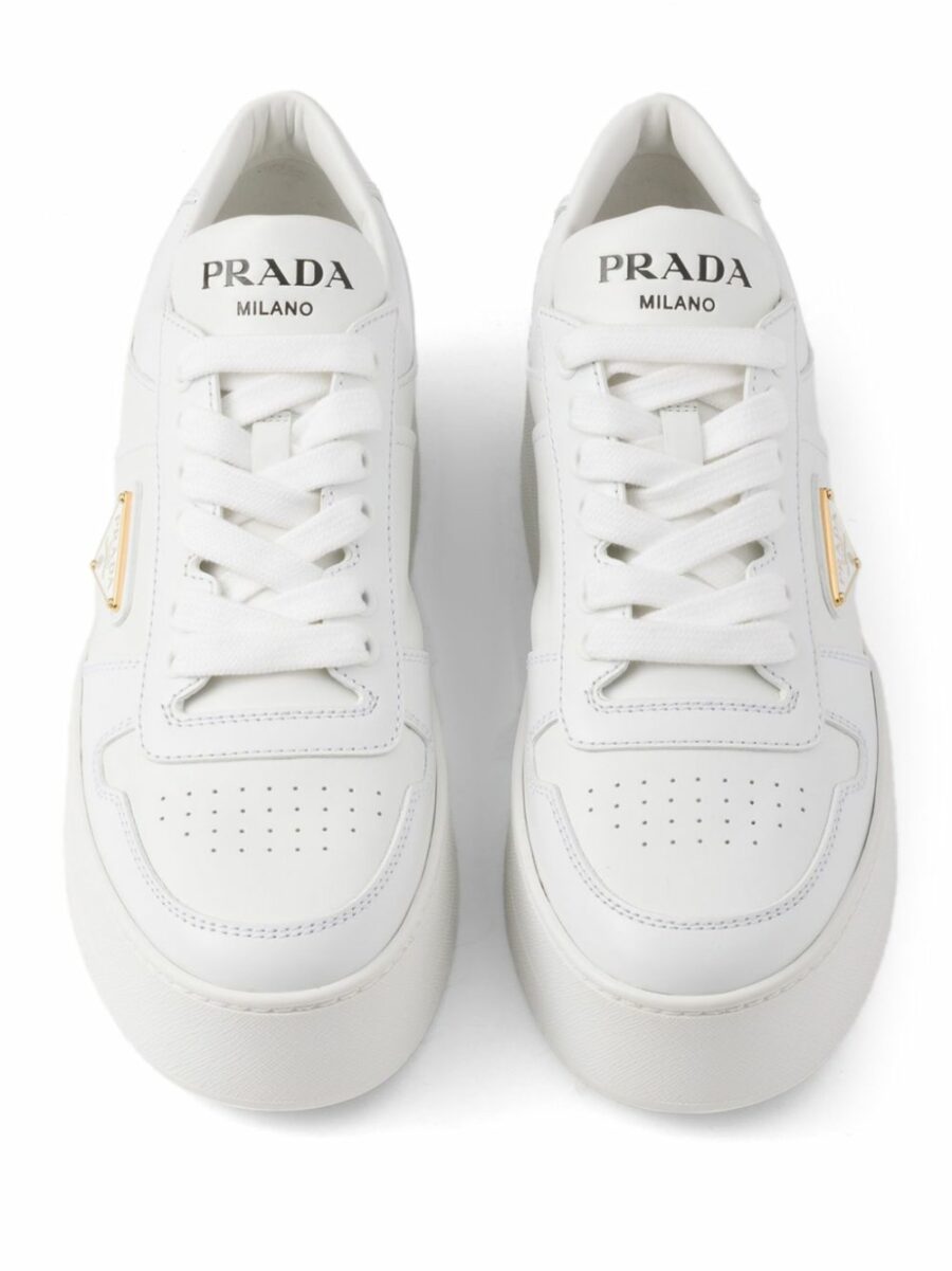 <strong>Prada </strong><br>Sneakers Downtown Bold In Vitello - immagine 5