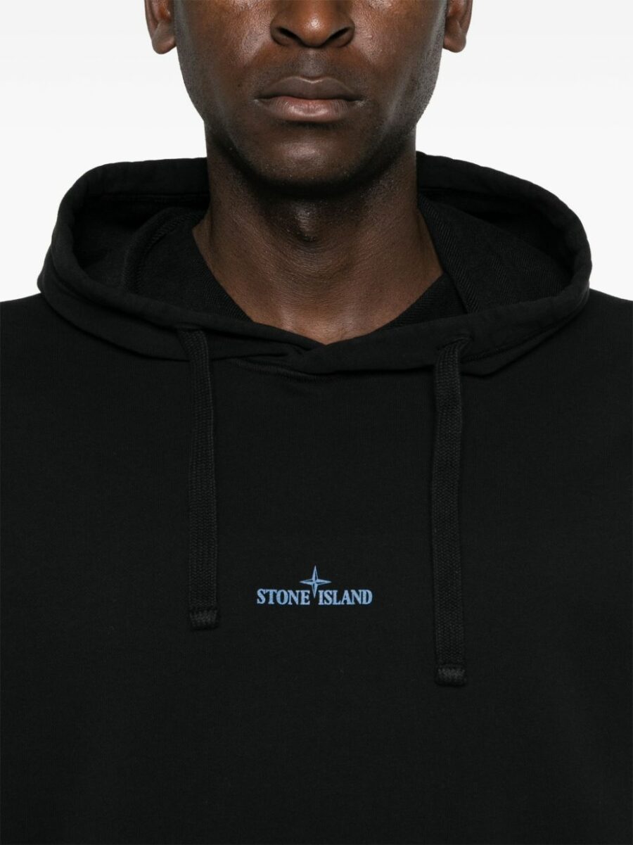 <strong>Stone Island </strong><br>Felpa Con Cappuccio - immagine 3