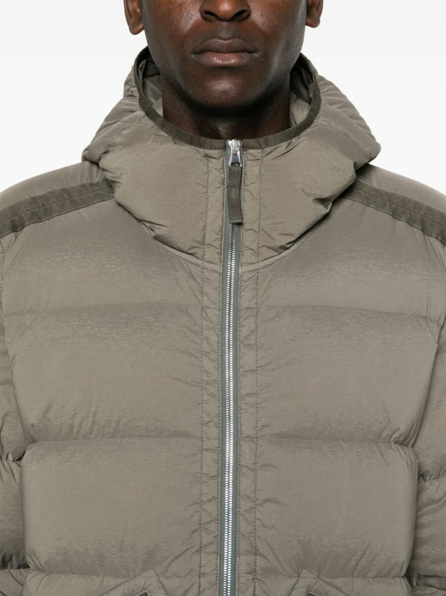 <strong>Stone Island </strong><br>Giubbotto In Vera Piuma - immagine 3