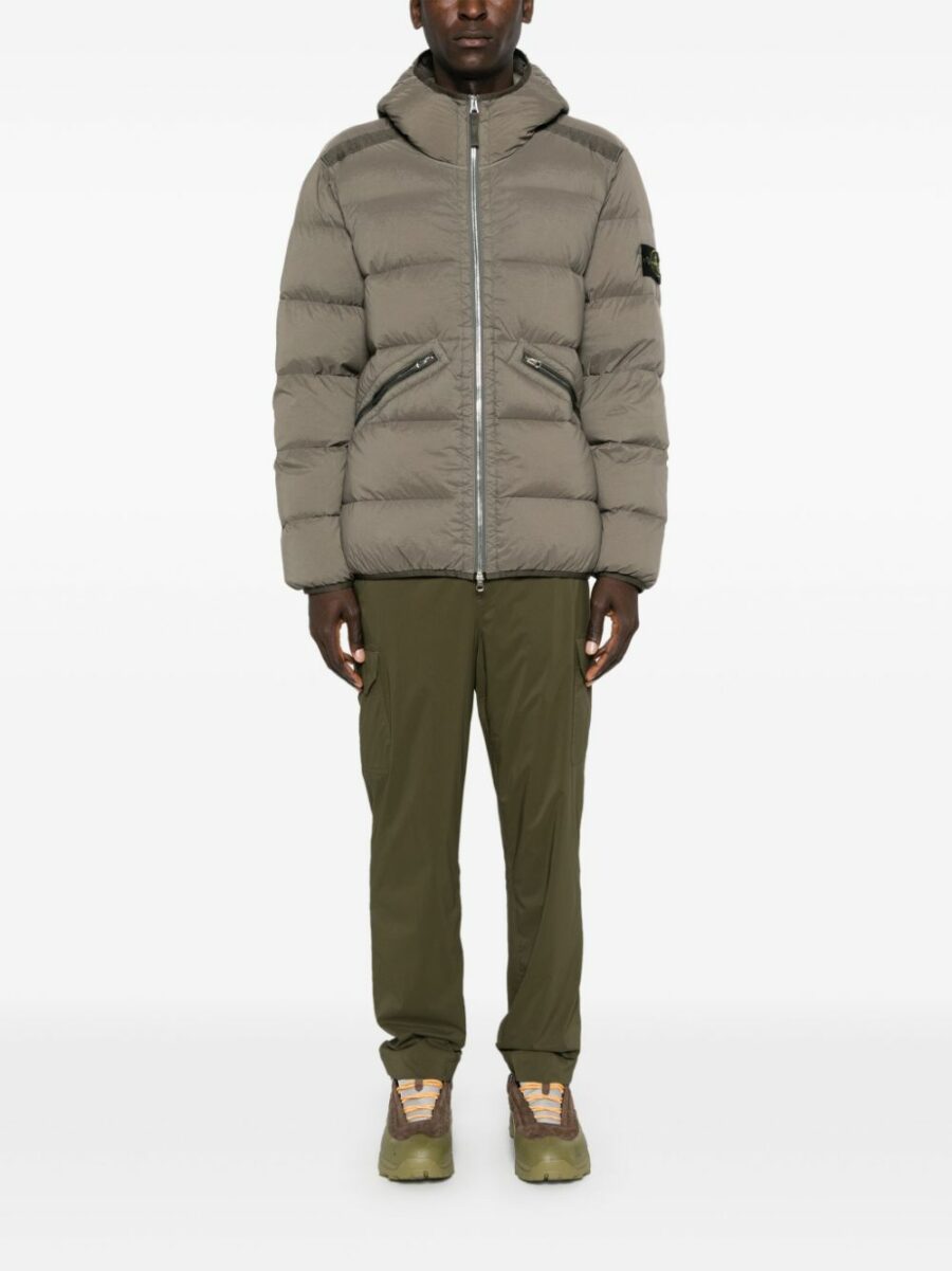 <strong>Stone Island </strong><br>Giubbotto In Vera Piuma - immagine 5