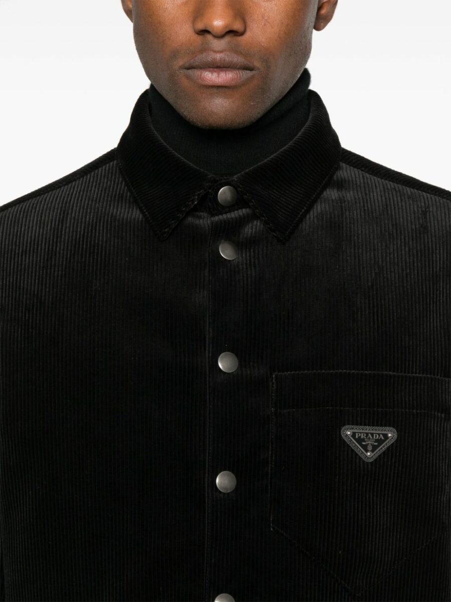 <strong>Prada </strong><br>Camicia In Velluto - immagine 4