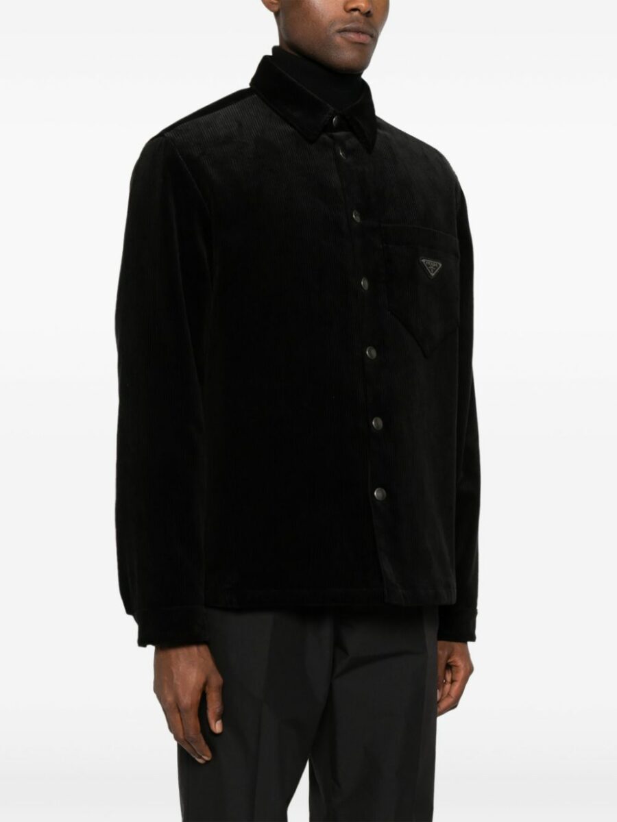 <strong>Prada </strong><br>Camicia In Velluto - immagine 3