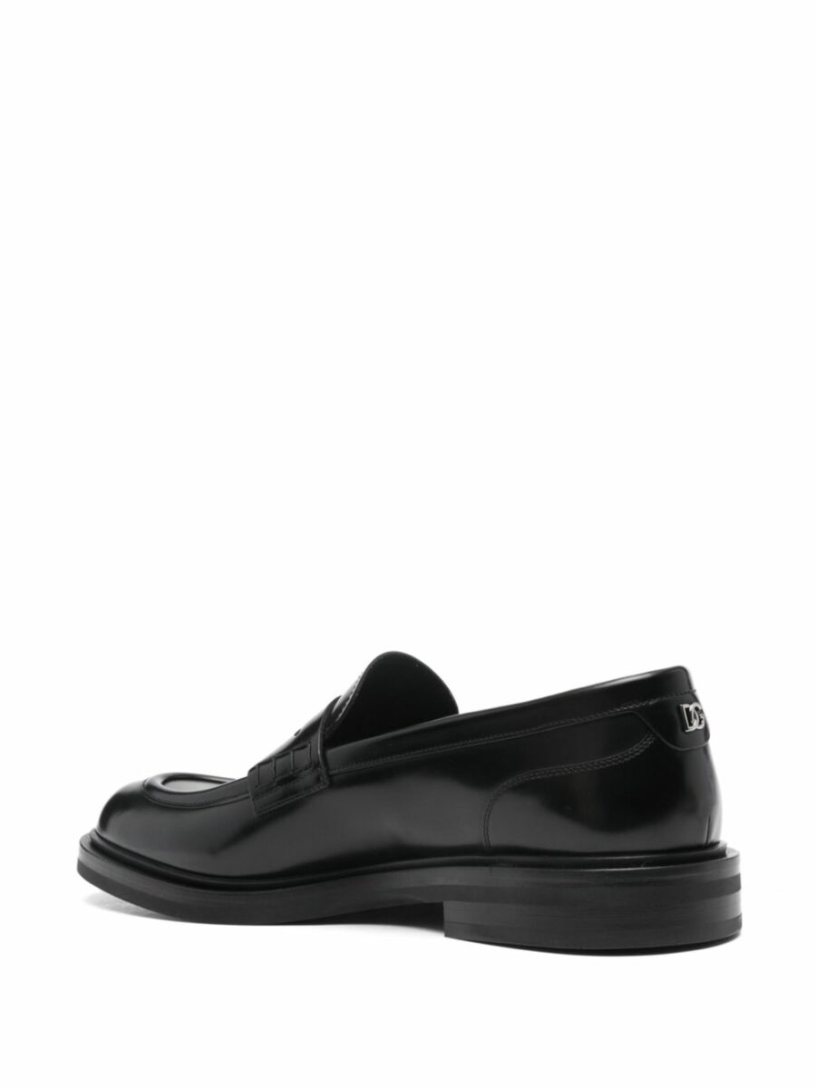 <strong>Dolce & Gabbana </strong><br>Brushed Calfskin Loafers - Image 3