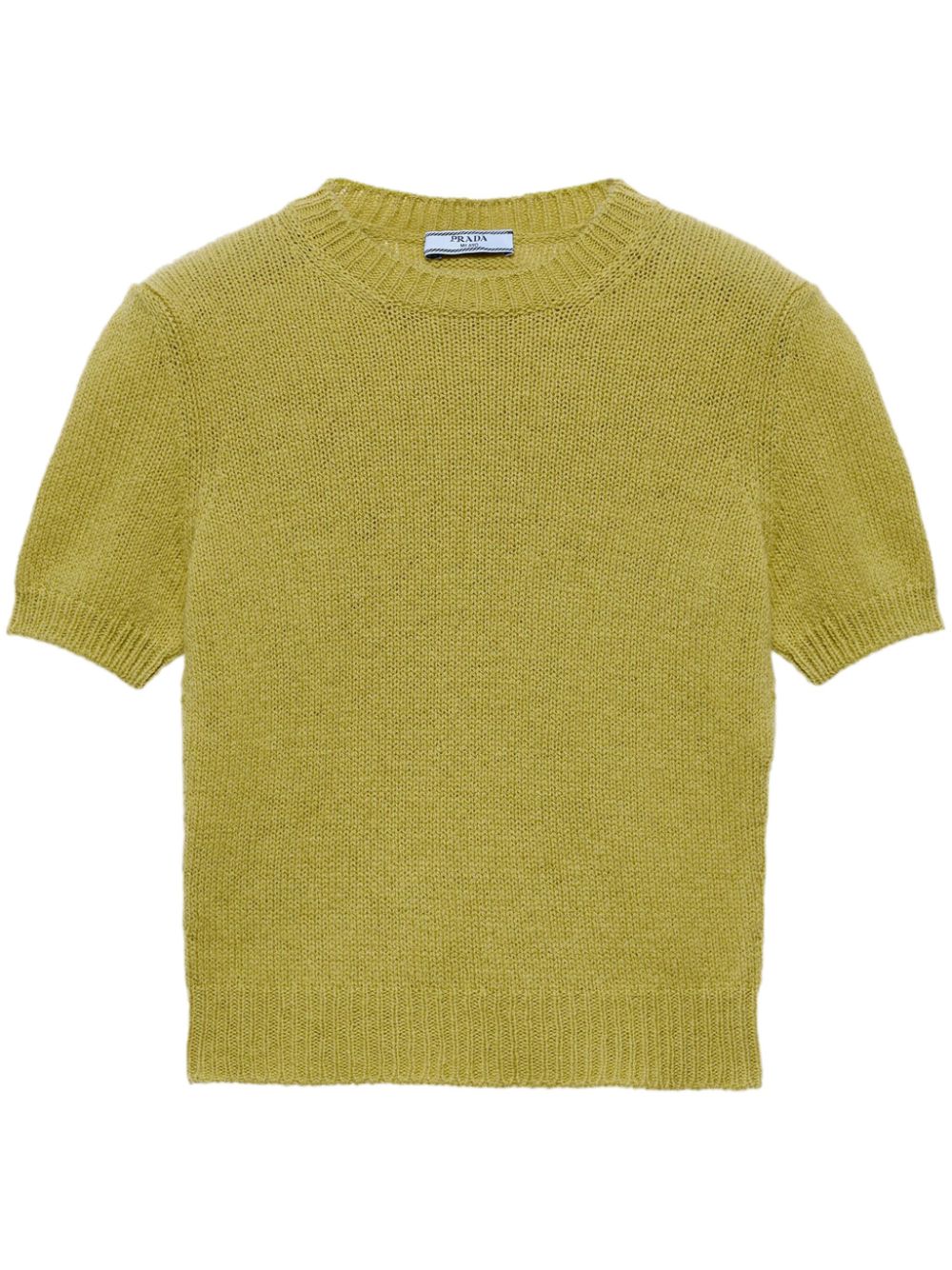 <strong>Prada </strong><br>Short Sleeve Cashmere Sweater