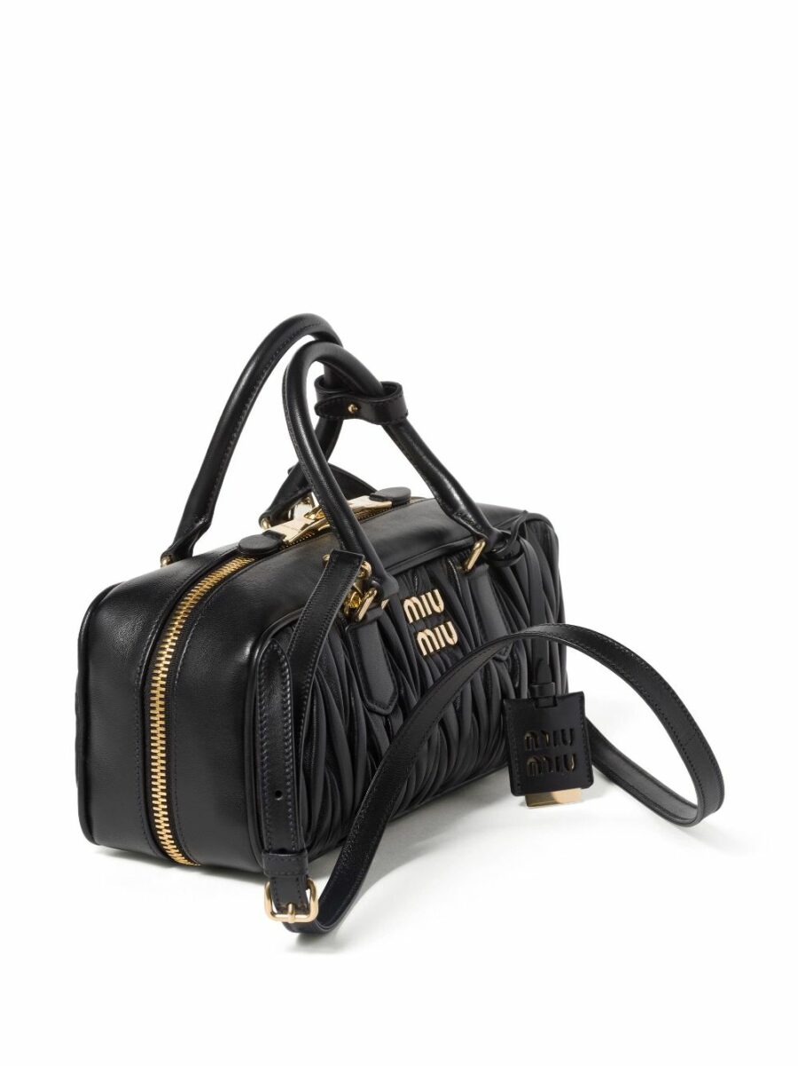 <strong>Miu Miu </strong><br>Borsa Bauletto Arcadie In Nappa Matelassé - immagine 5