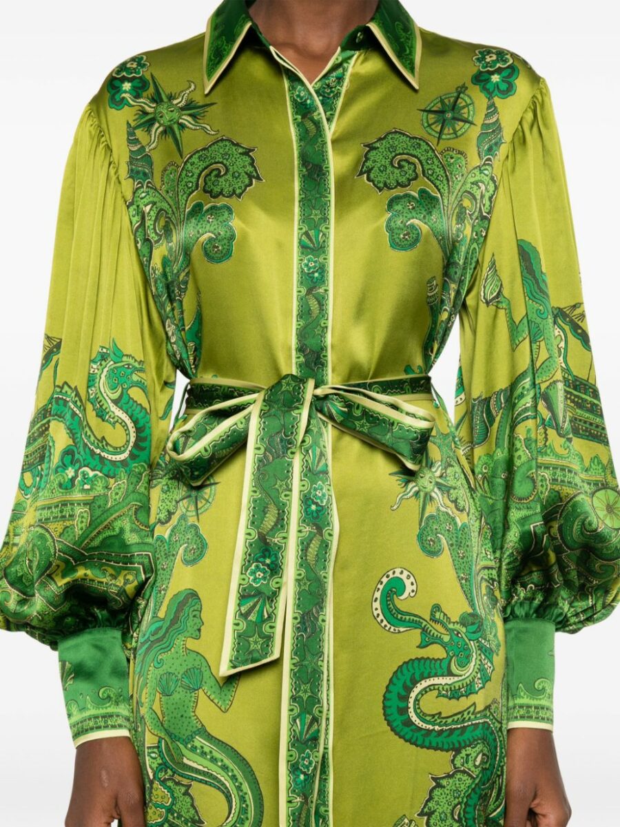 <strong>Alémais </strong><br>Solaris Shirtdress - Image 4