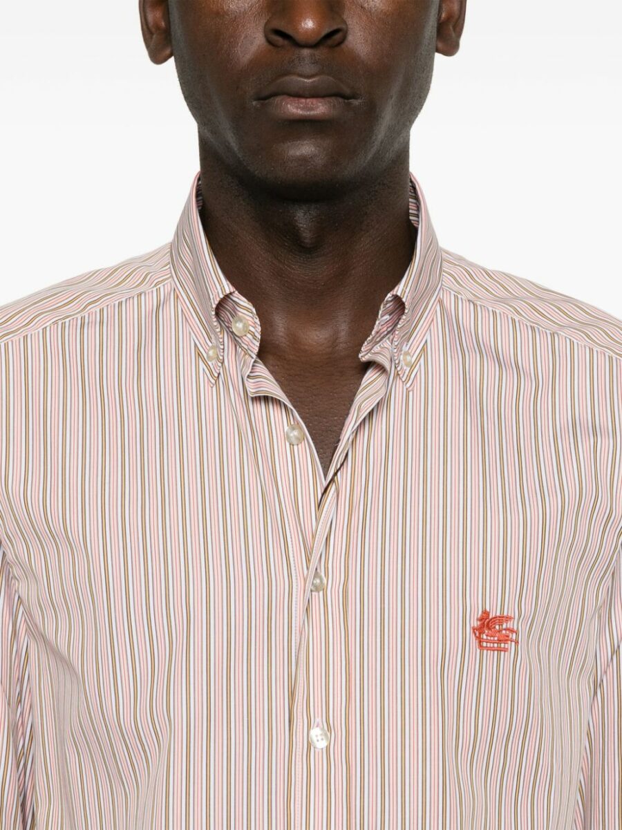 <strong>Etro </strong><br>Roma Logo Bd Shirt - Image 4