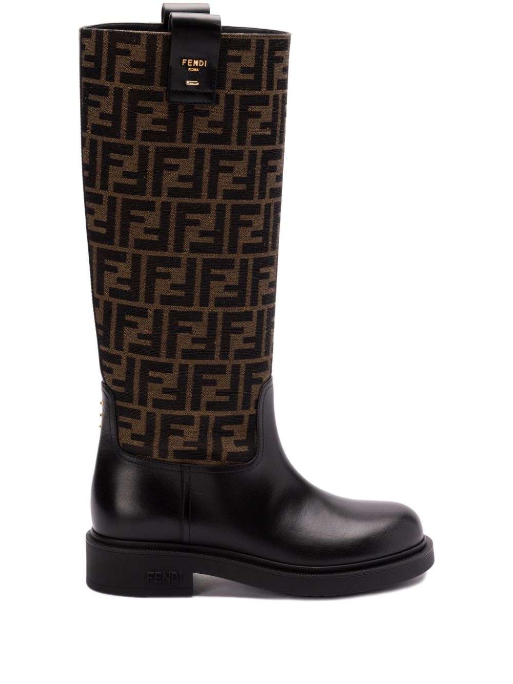 <strong>Fendi </strong><br>Filo Calf Jacquard Boots